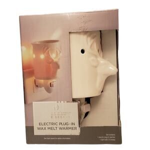 Chespeake Bay Elk Home Scents Electric Wax Melt Warmer Ceramic Ivory New